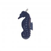 Hematite Sea Horse 15x29mm Pendant